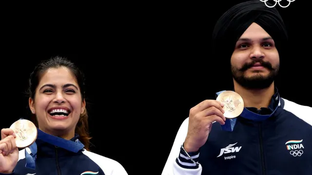 google-india-lauded-indian-shooters-manu-bhaker-sarabjot-singhs-bronze-medal-win-at-paris-olympics